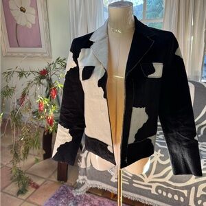 Rem Garson Black and White Women's Blazer